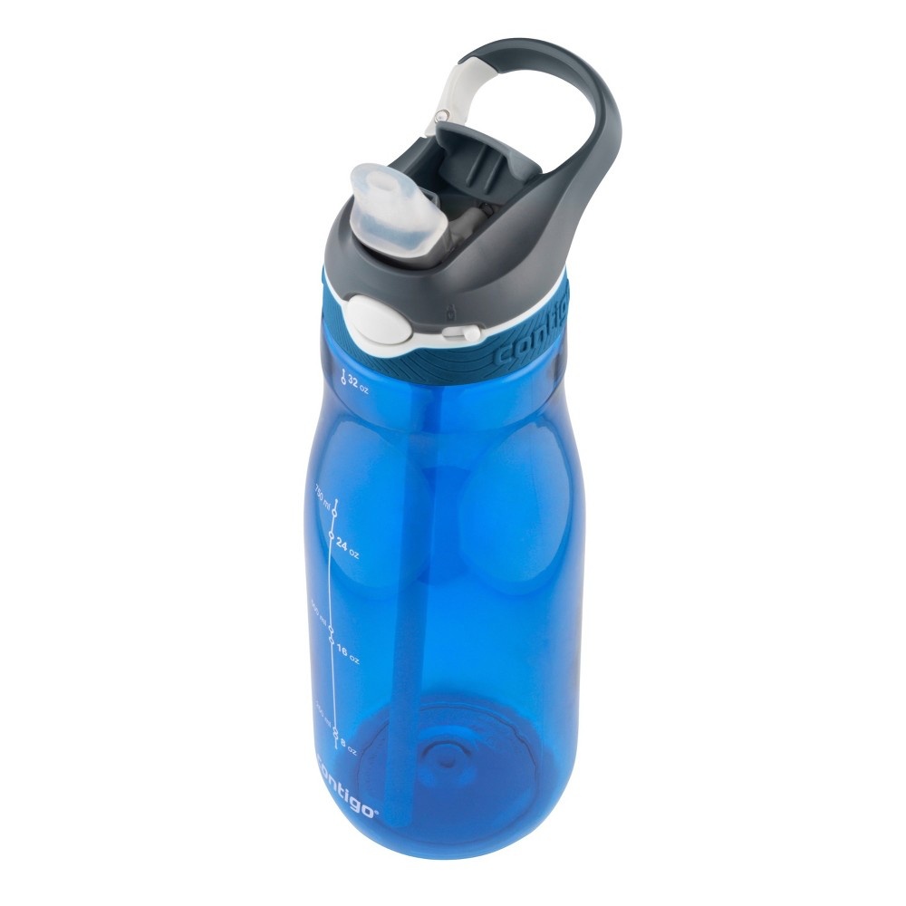 slide 5 of 6, Contigo Autospout Straw Ashland Hydration Bottle Dark Blue, 32 oz