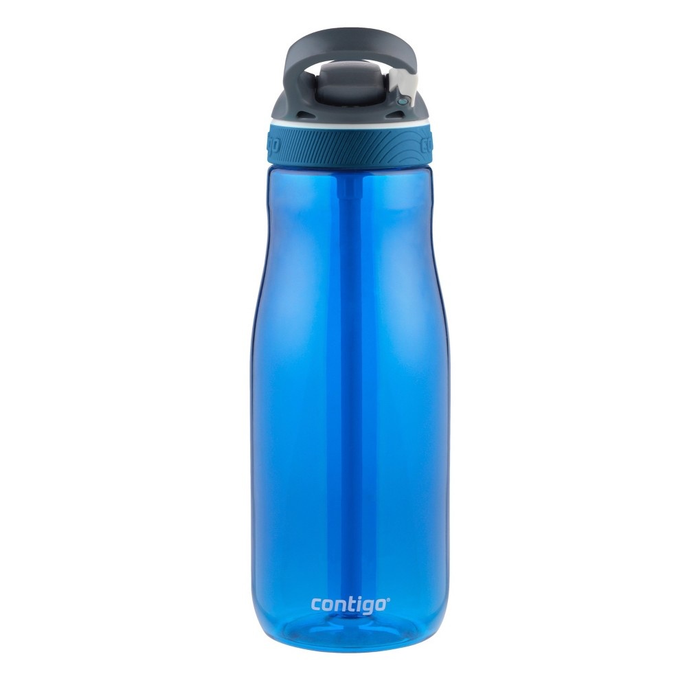 slide 6 of 6, Contigo Autospout Straw Ashland Hydration Bottle Dark Blue, 32 oz