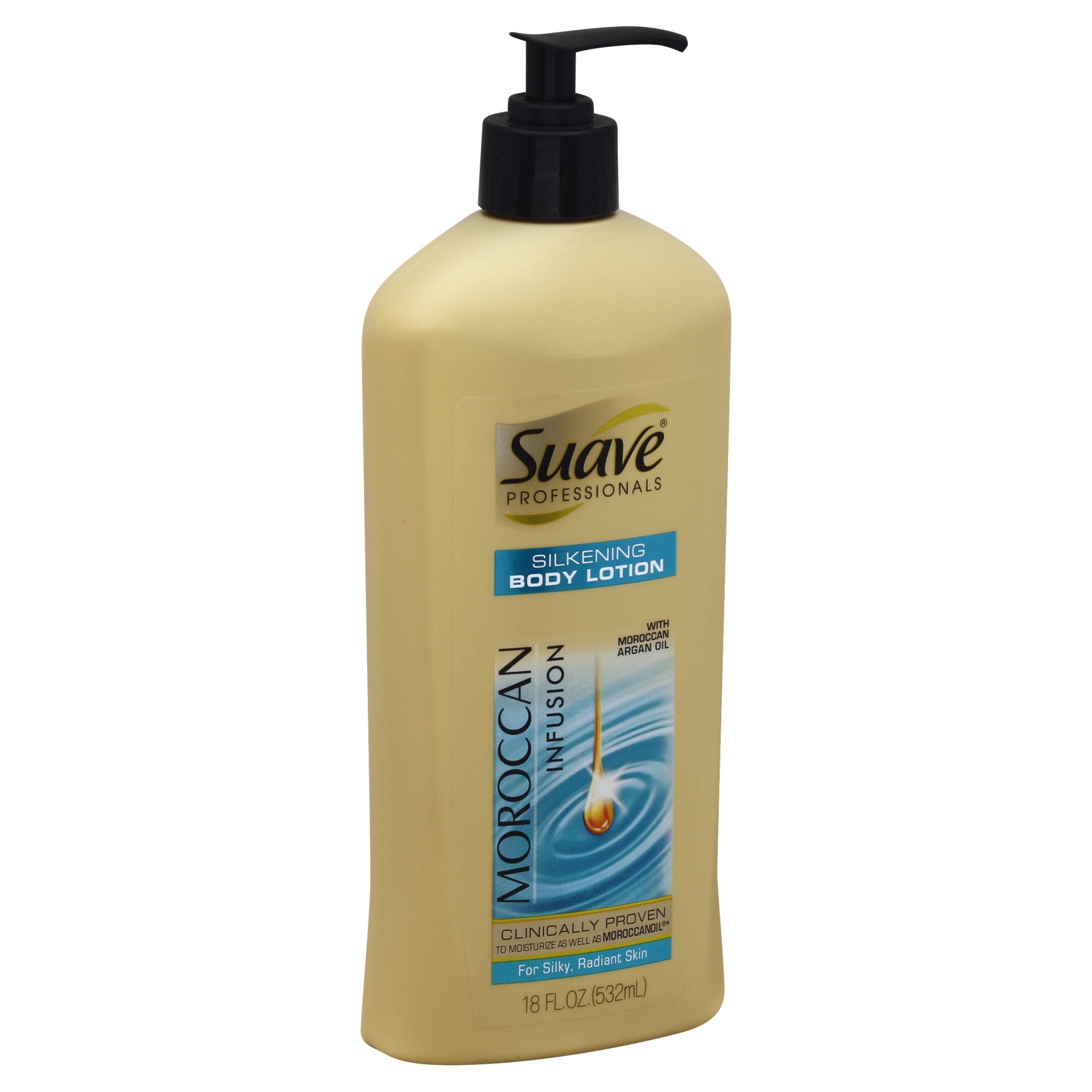 slide 1 of 7, Suave Professionals Moroccan Infusion Hand & Body Lotion, 18 oz