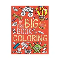 Simon & Schuster My First Big Book of Coloring - by Little Bee Books (Paperback)