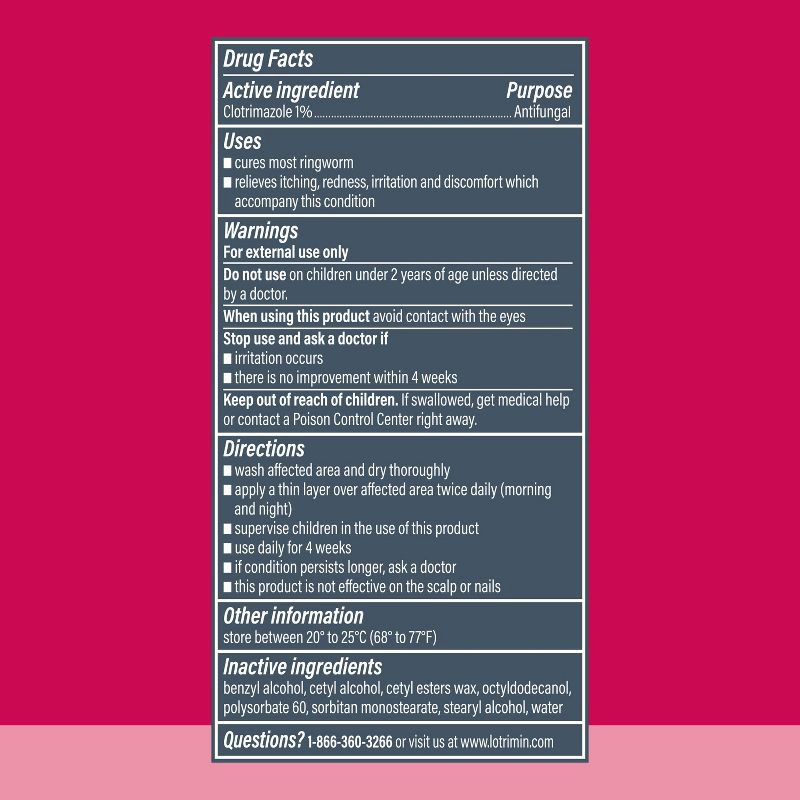 slide 9 of 10, Lotrimin Antifungal Cream for Ringworm Care - .42oz, 0.42 oz
