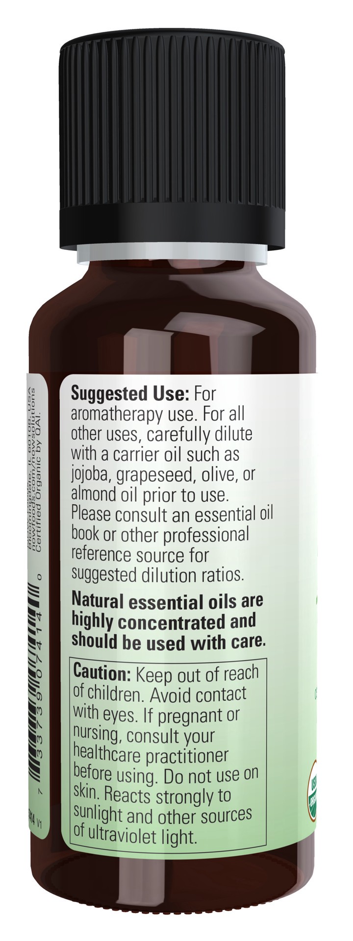 slide 2 of 4, NOW Bergamot Oil, Organic - 1 fl. oz., 1 fl oz