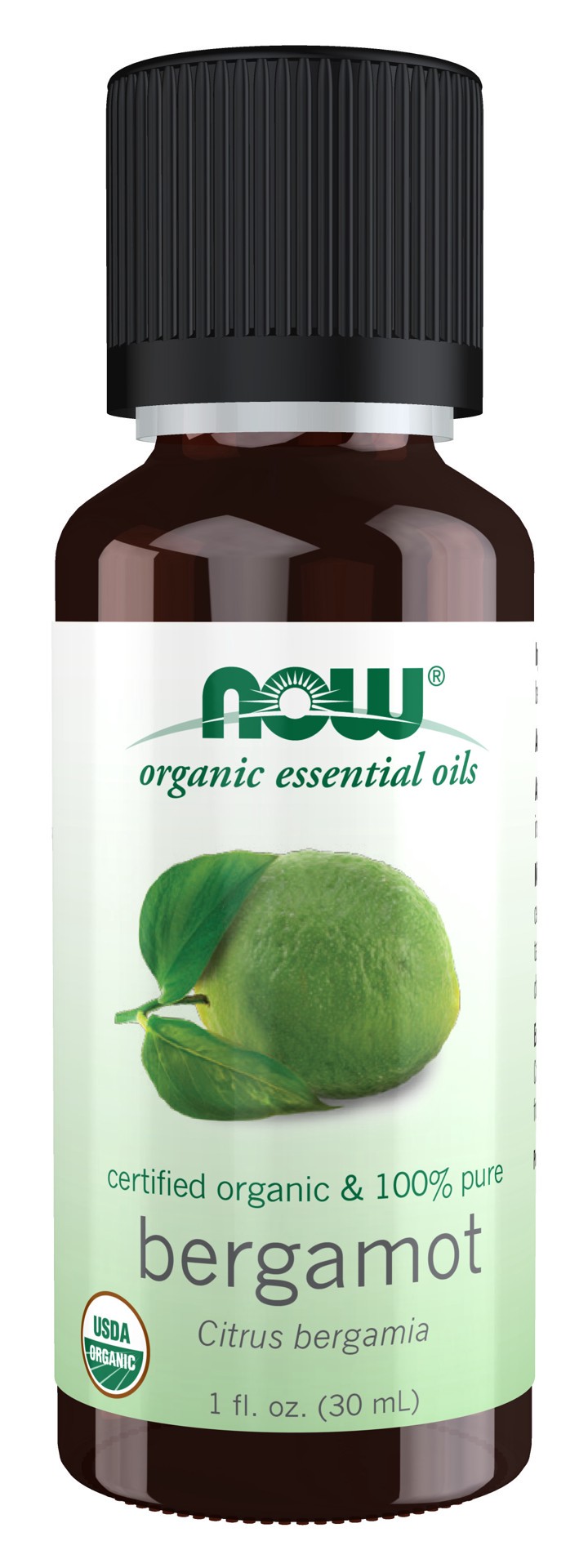 slide 1 of 4, NOW Bergamot Oil, Organic - 1 fl. oz., 1 fl oz