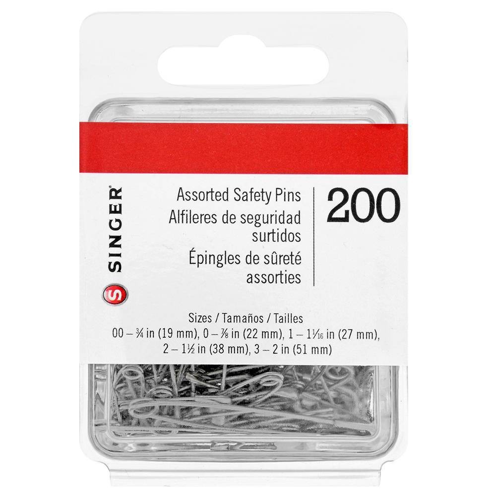 slide 1 of 6, Singer Safety Pins, 200 ct