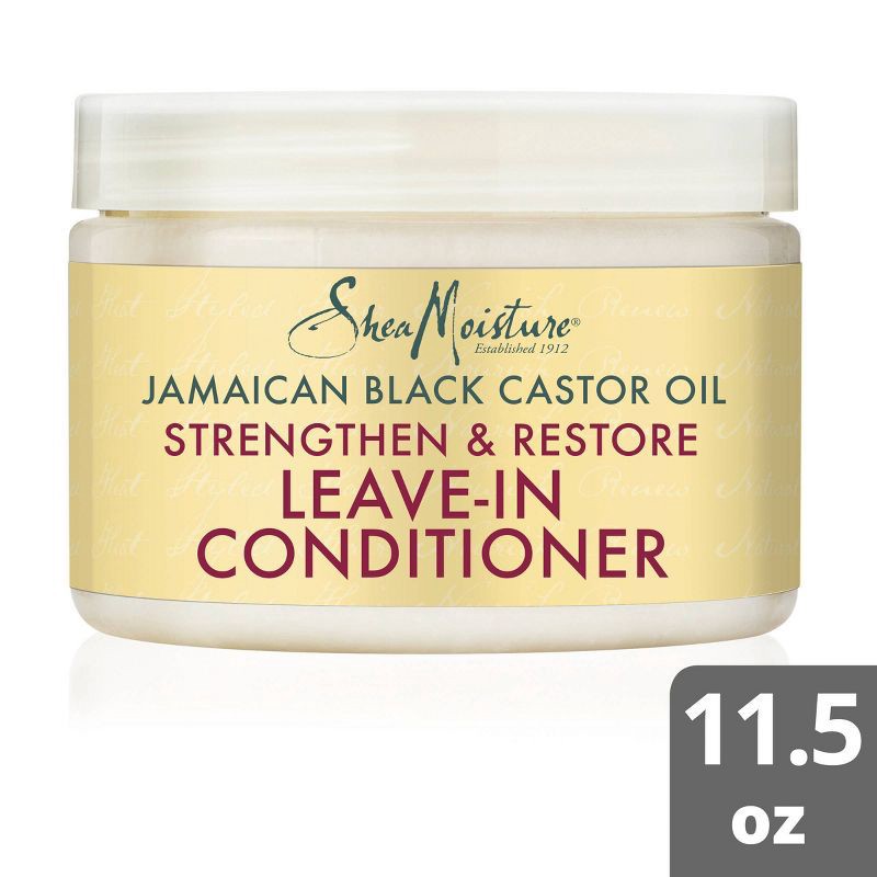 slide 1 of 10, SheaMoisture Jamaican Black Castor Oil Reparative Leave-In Conditioner - 11.5 fl oz, 11.5 fl oz