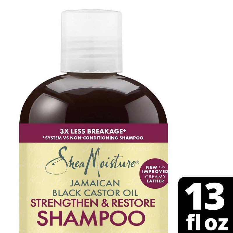 slide 1 of 9, SheaMoisture Jamaican Black Castor Oil Strengthen & Restore Shampoo - 13 fl oz, 13 fl oz