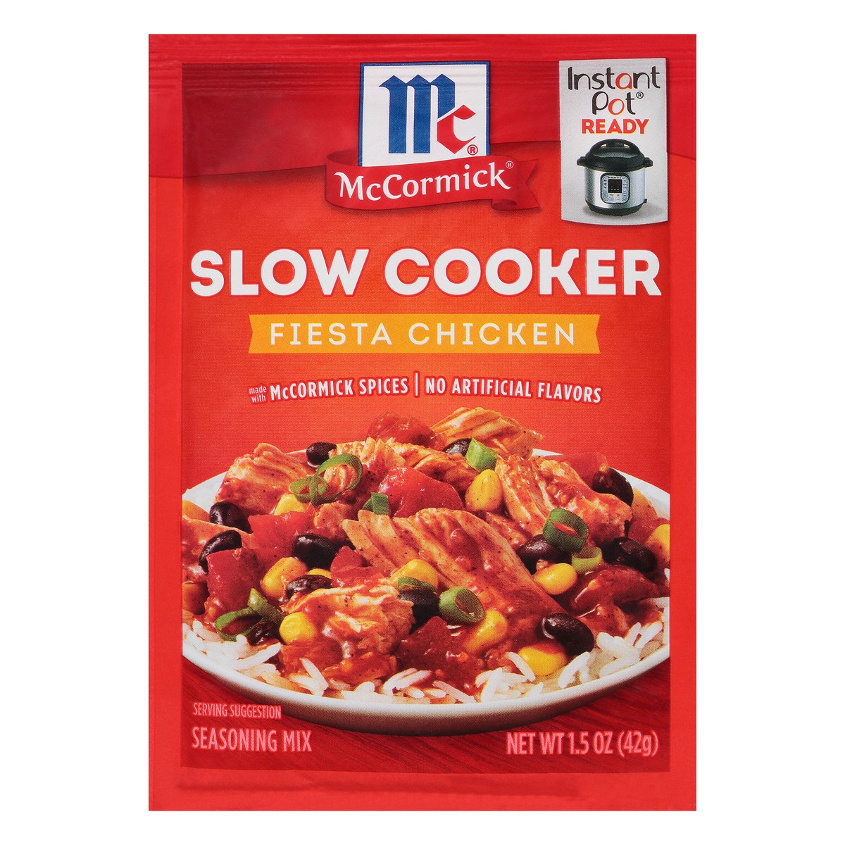 slide 1 of 7, McCormick Slow Cooker Fiesta Chicken Seasoning Mix, 1.5 oz