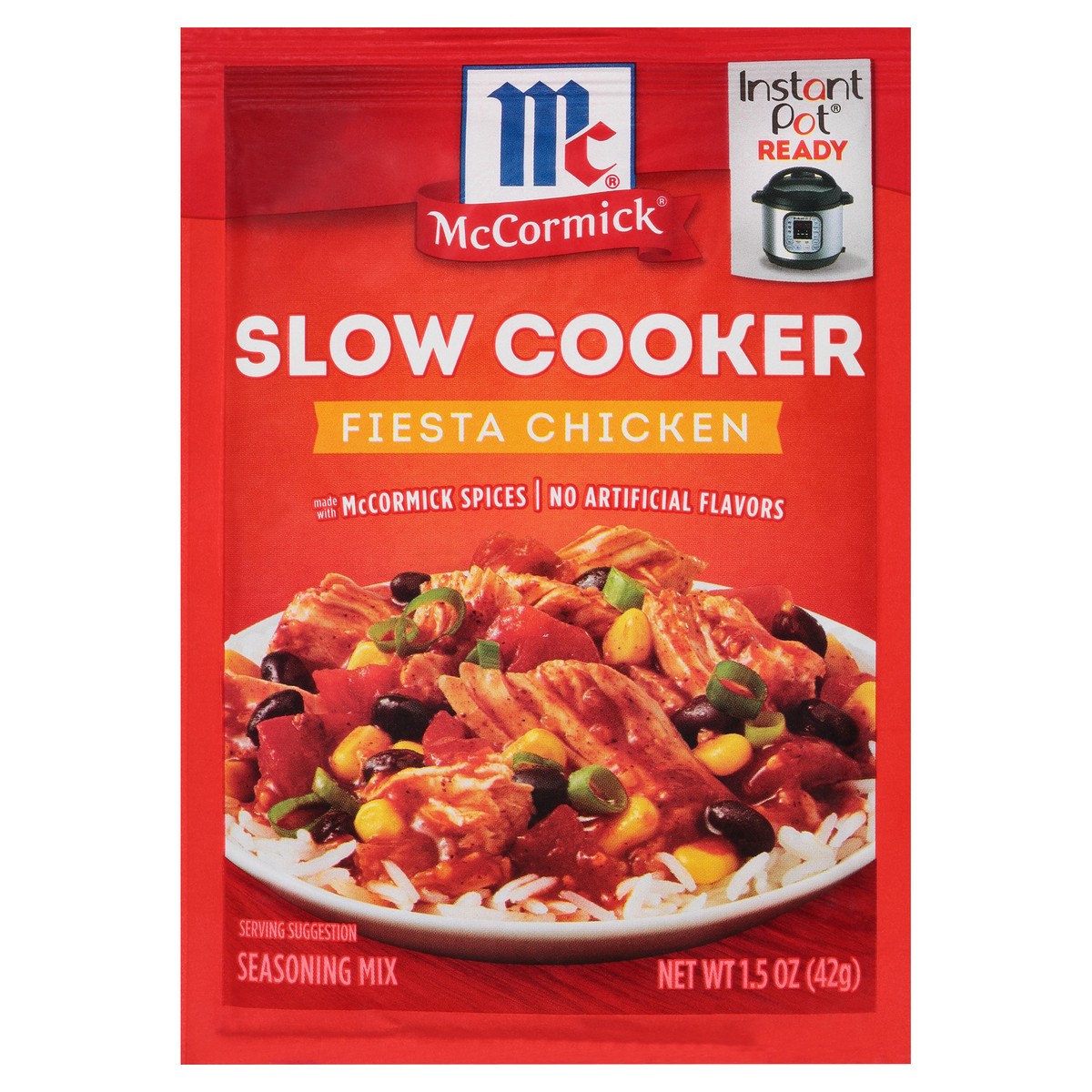 slide 4 of 7, McCormick Slow Cooker Fiesta Chicken Seasoning Mix, 1.5 oz