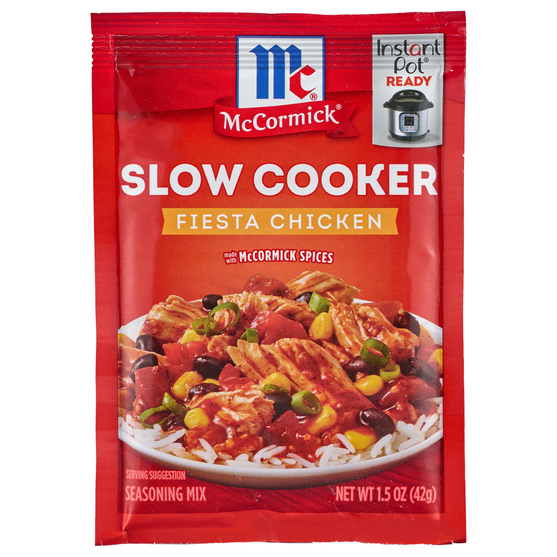 slide 1 of 7, McCormick Slow Cooker Fiesta Chicken Seasoning Mix, 1.5 oz