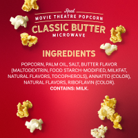 slide 12 of 13, AMC Theatres Microwave Popcorn 6ct, Classic Butter, 6 ct