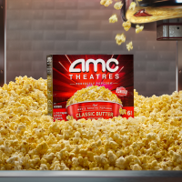 slide 10 of 13, AMC Theatres Microwave Popcorn 6ct, Classic Butter, 6 ct