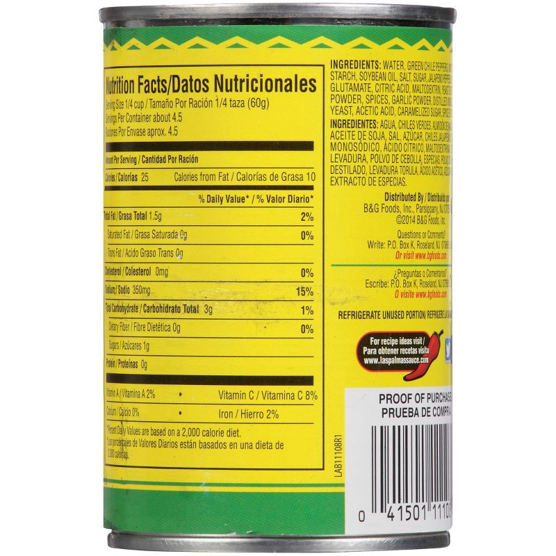 slide 2 of 11, Las Palmas Green Chile Enchilada Sauce - 10 fl oz, 10 fl oz