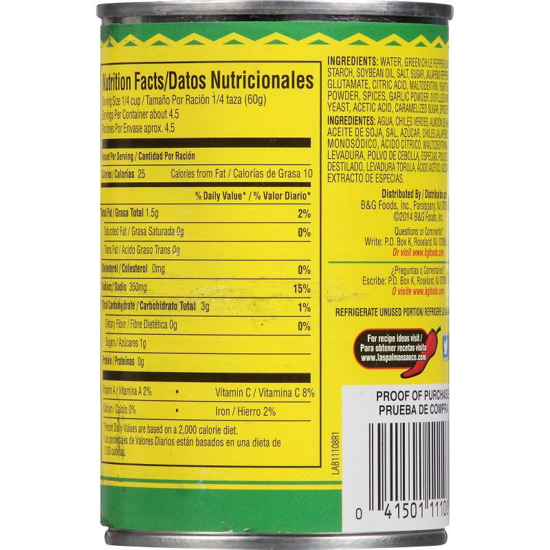 slide 3 of 11, Las Palmas Green Chile Enchilada Sauce - 10 fl oz, 10 fl oz
