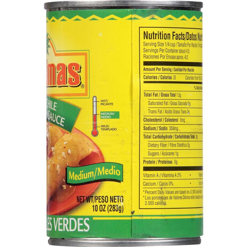slide 4 of 11, Las Palmas Green Chile Enchilada Sauce - 10 fl oz, 10 fl oz