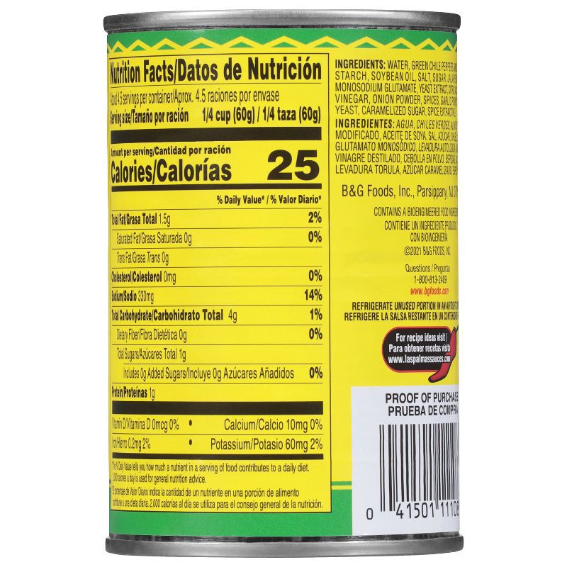slide 6 of 11, Las Palmas Green Chile Enchilada Sauce - 10 fl oz, 10 fl oz