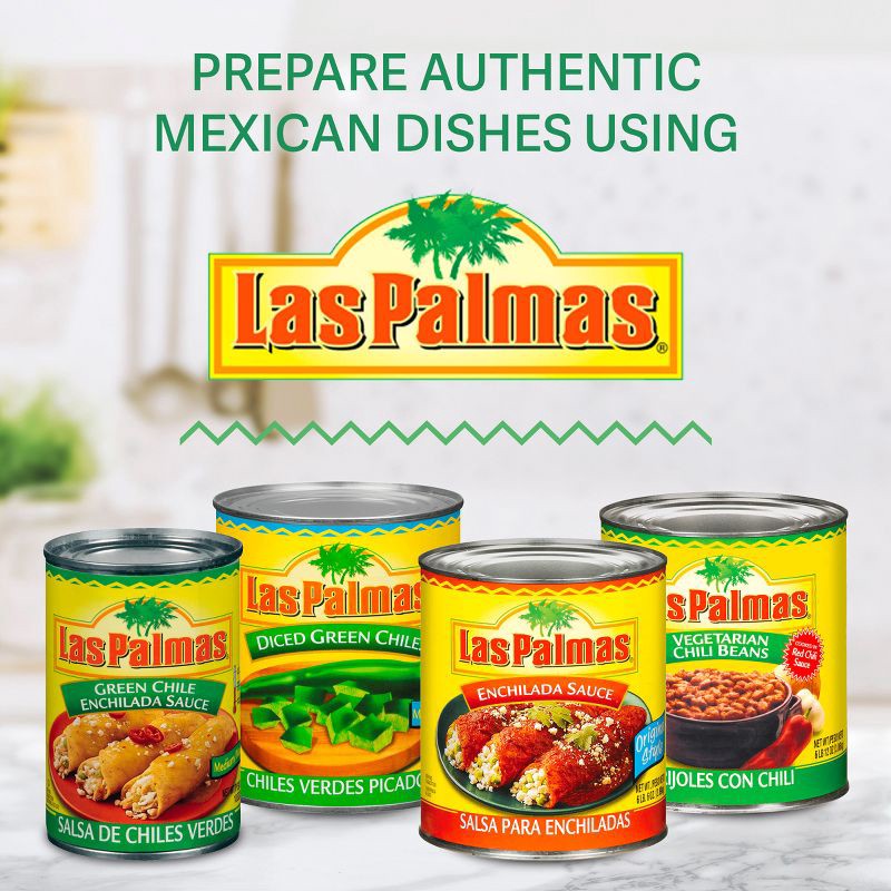 slide 9 of 11, Las Palmas Green Chile Enchilada Sauce - 10 fl oz, 10 fl oz