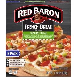 Red Baron French Bread Singles Supreme Pizzas