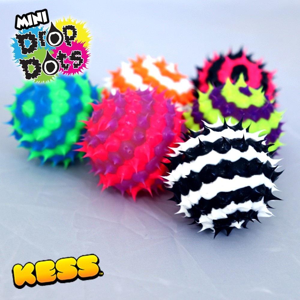 slide 2 of 6, Kess Drop Dot Balls, 3 ct