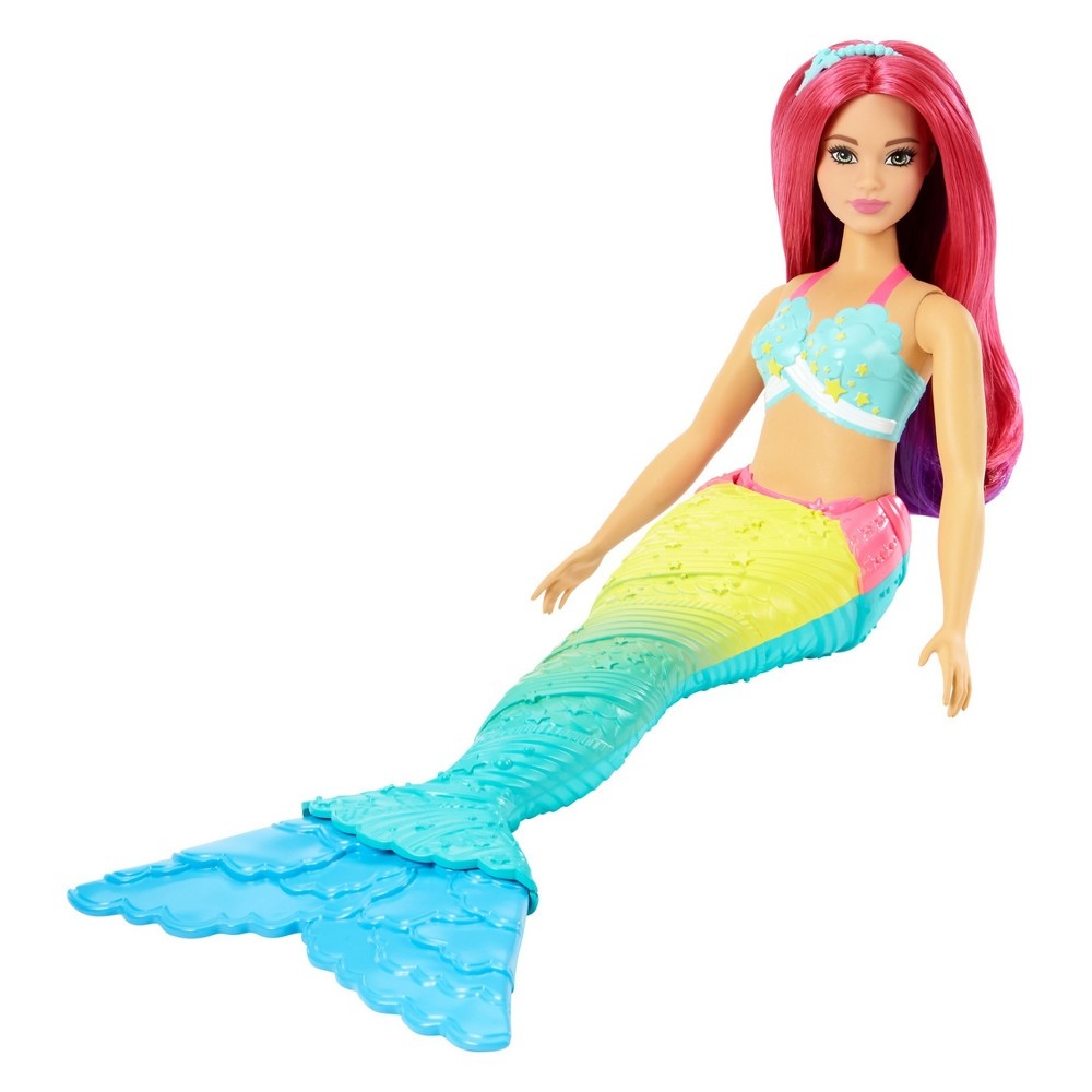 slide 6 of 8, Barbie Dreamtopia Mermaid Doll - Pink, 1 ct