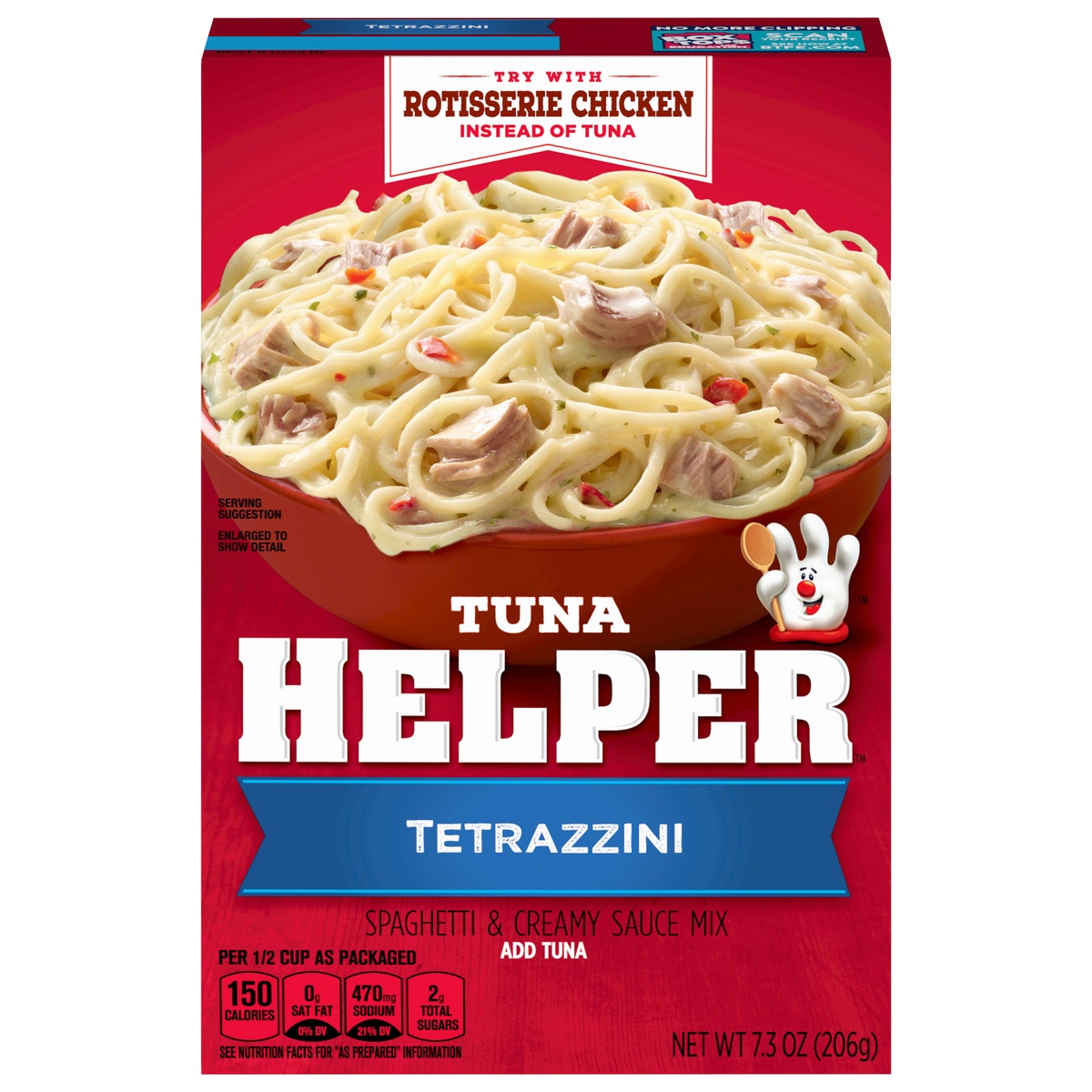 slide 1 of 1, Betty Crocker Tuna Helper, Tetrazzini, Spaghetti & Creamy Sauce Mix, 7.3 oz, 7.3 oz