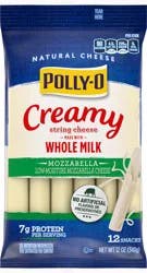 Polly-O Creamy Mozzarella String Cheese 12 ct Bag