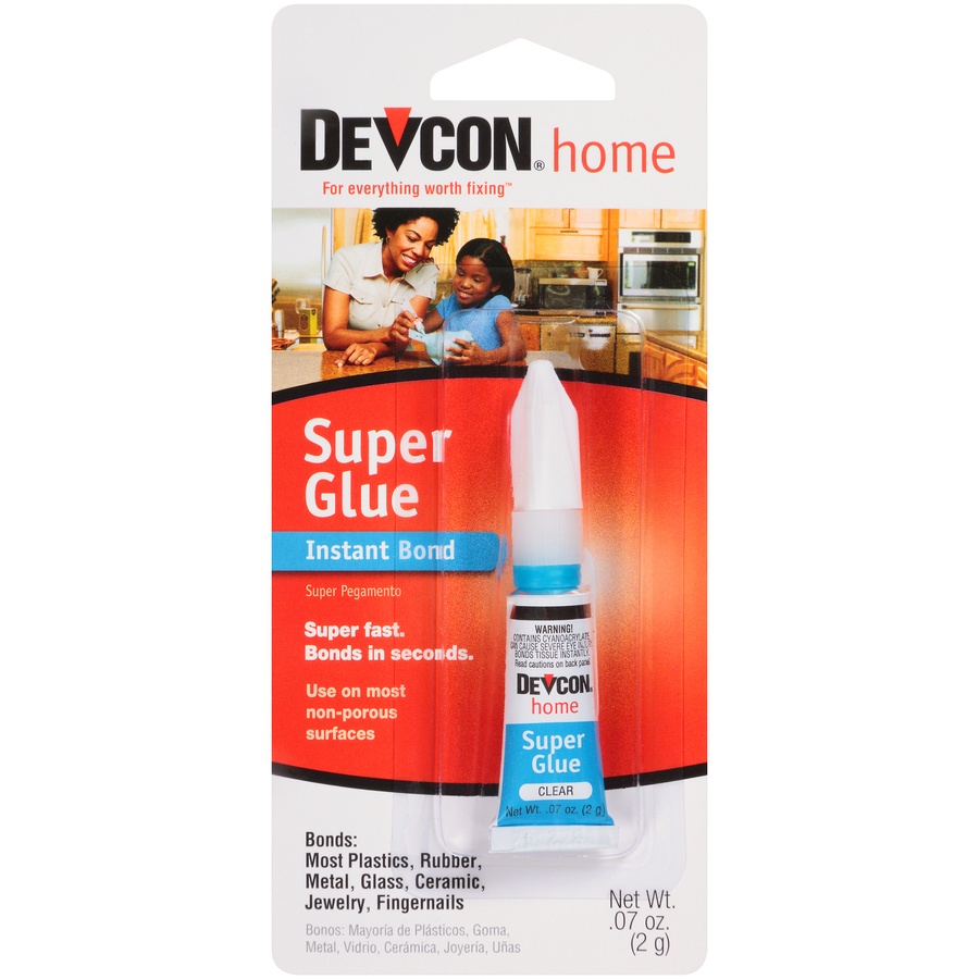 slide 1 of 4, Devcon Super Glue Tube, 0.07 oz