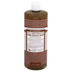 Dr. Bronner's Pure-Castile Soap, 18-In-1 Hemp, Eucalyptus