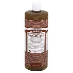 Dr. Bronner's Pure-Castile Soap, 18-In-1 Hemp, Eucalyptus