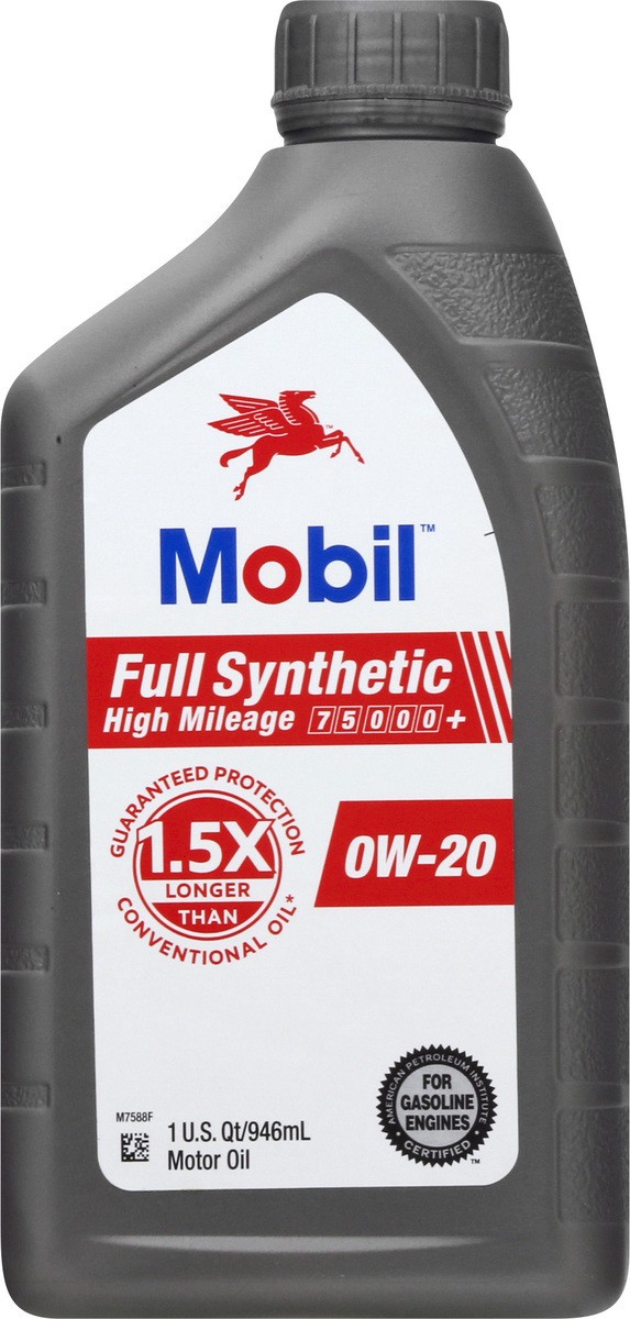 slide 7 of 11, Mobil Full Synthetic OW-20 Motor Oil 1 qt, 1 qt