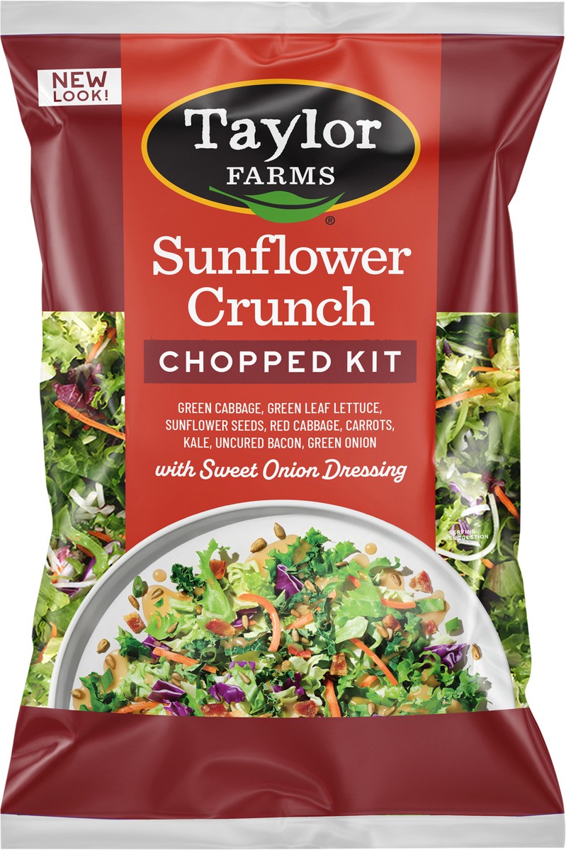 slide 3 of 3, Taylor Farms Sunflower Crunch Chopped Salad Kit, 12.85 oz
