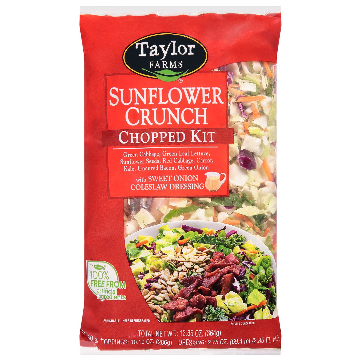 slide 1 of 3, Taylor Farms Sunflower Crunch Chopped Salad Kit, 12.85 oz