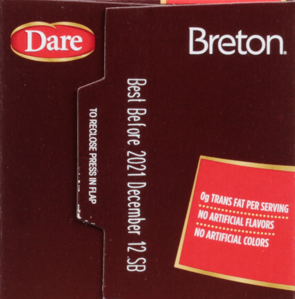slide 4 of 14, Dare Breton Sesame Crackers, 8 oz
