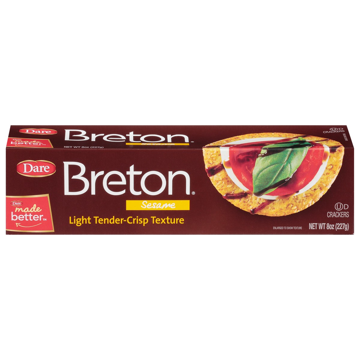 slide 1 of 14, Dare Breton Sesame Crackers, 8 oz
