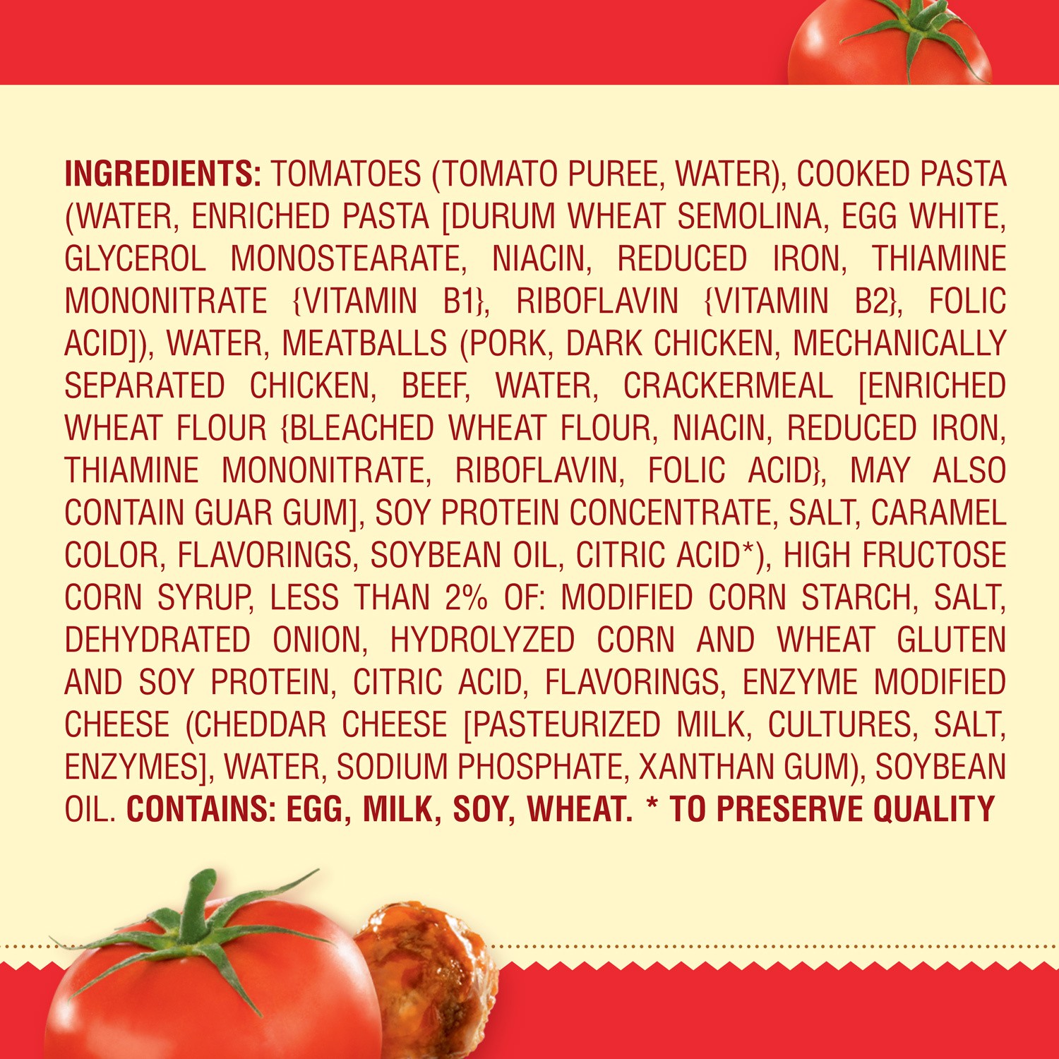 slide 4 of 5, Chef Boyardee Spaghetti & Meatballs in Tomato Sauce, 7.5 oz