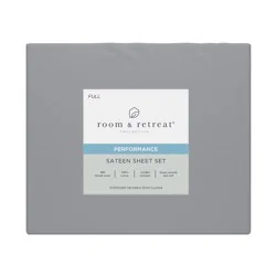 Room & Retreat 400TC Sheet Set Alloy Full