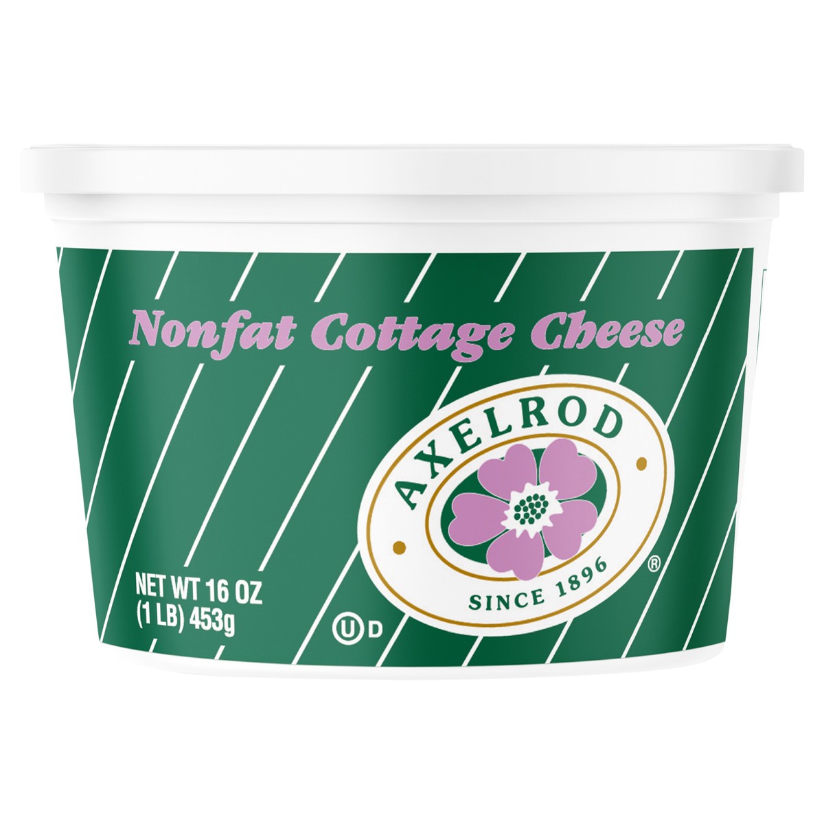 slide 1 of 1, Axelrod Nonfat Cottage Cheese, 16 oz, 16 oz