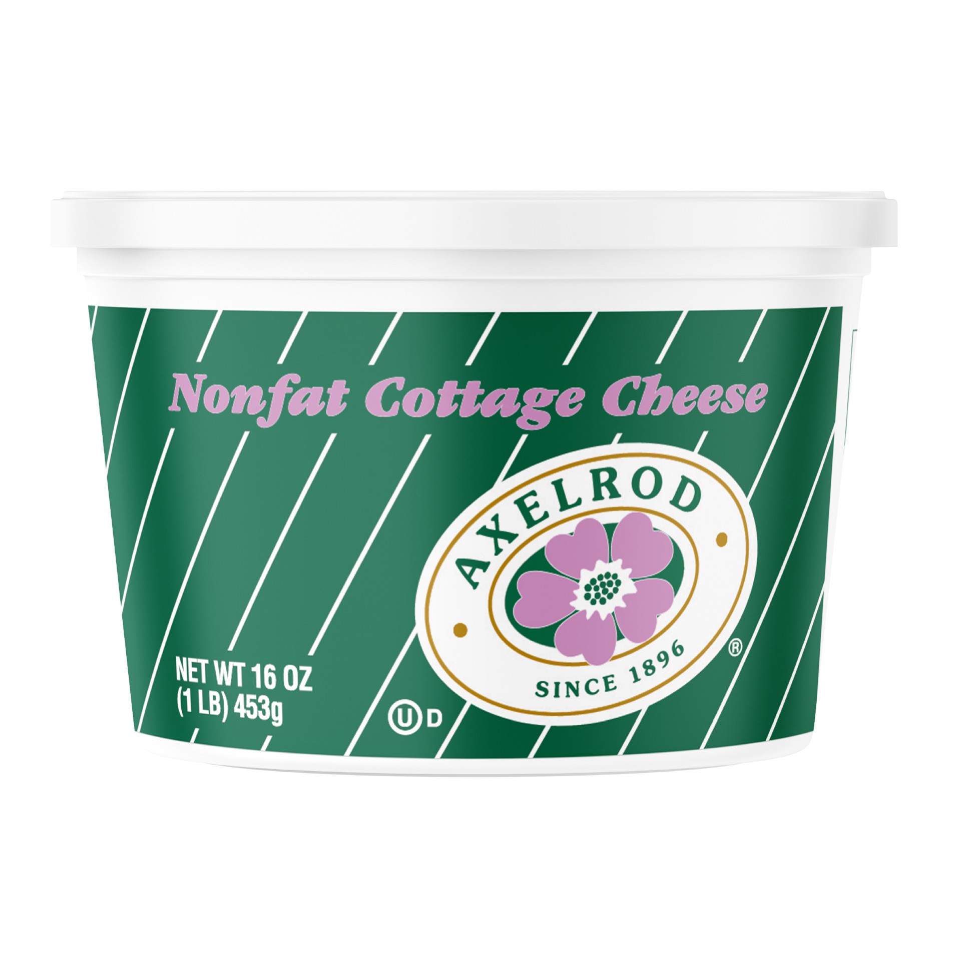 slide 1 of 1, Axelrod Nonfat Cottage Cheese, 16 oz, 16 oz