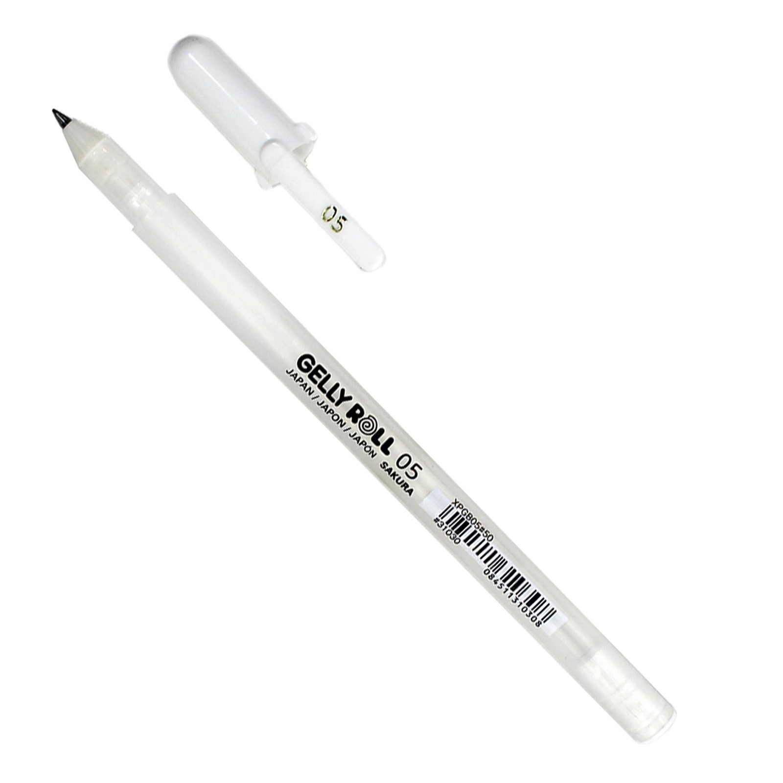 slide 3 of 3, Sakura Gelly Roll Classic 05 Fine Point White Gel Pen, 0.3 mm line