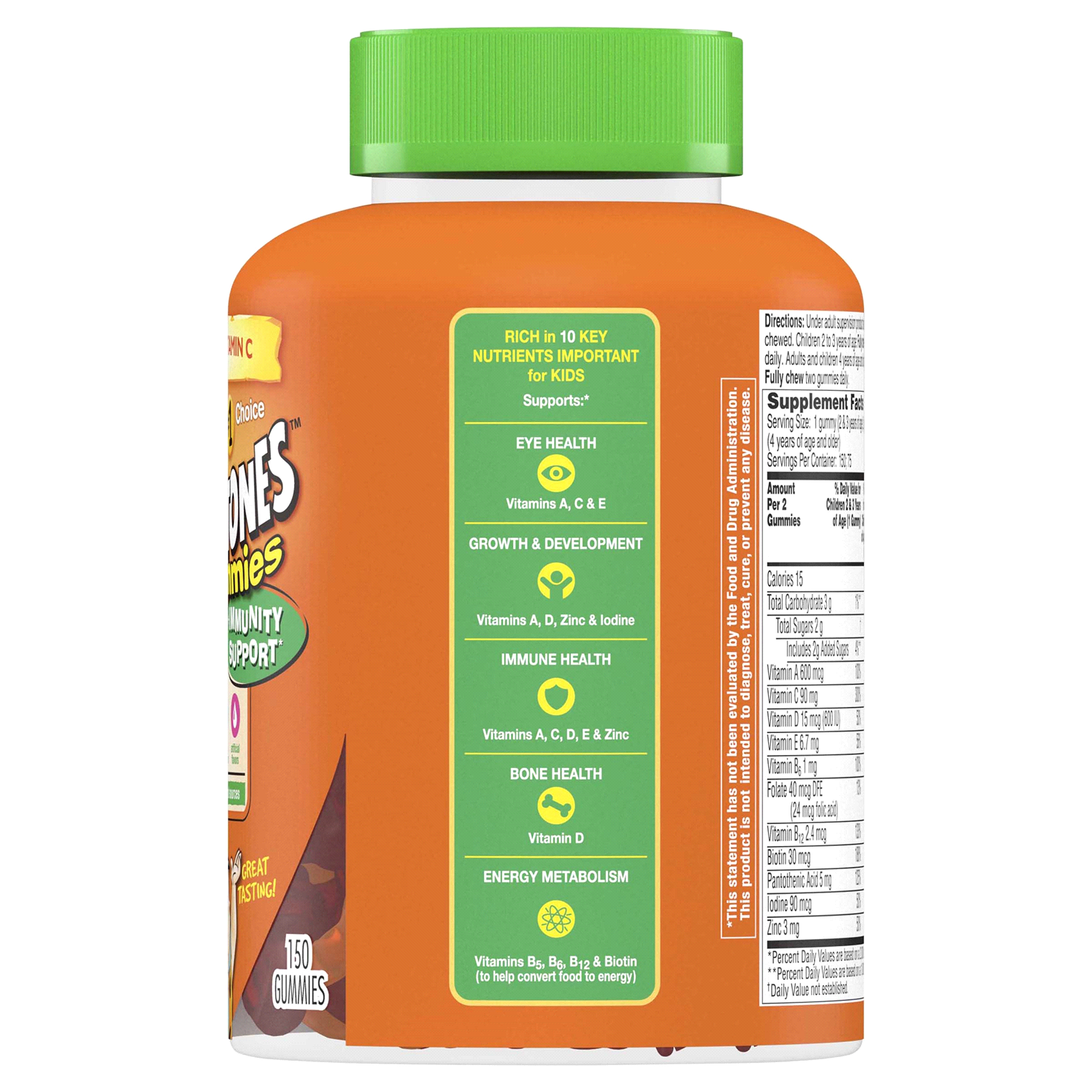 slide 3 of 3, Flintstones Gummies Immunity Support 150 ea Bottle, 150 ct