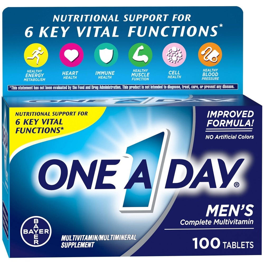 slide 4 of 5, One A Day Mens, 100 ct