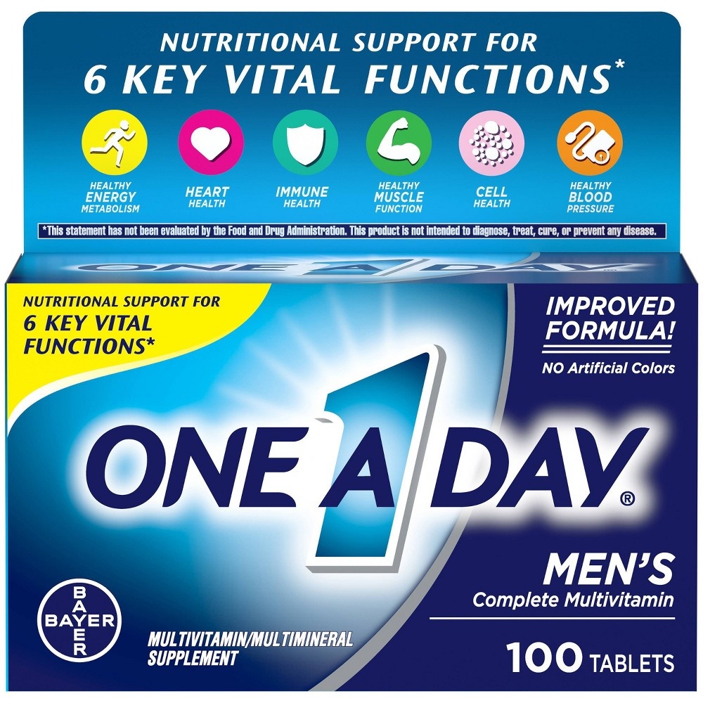 slide 2 of 5, One A Day Mens, 100 ct