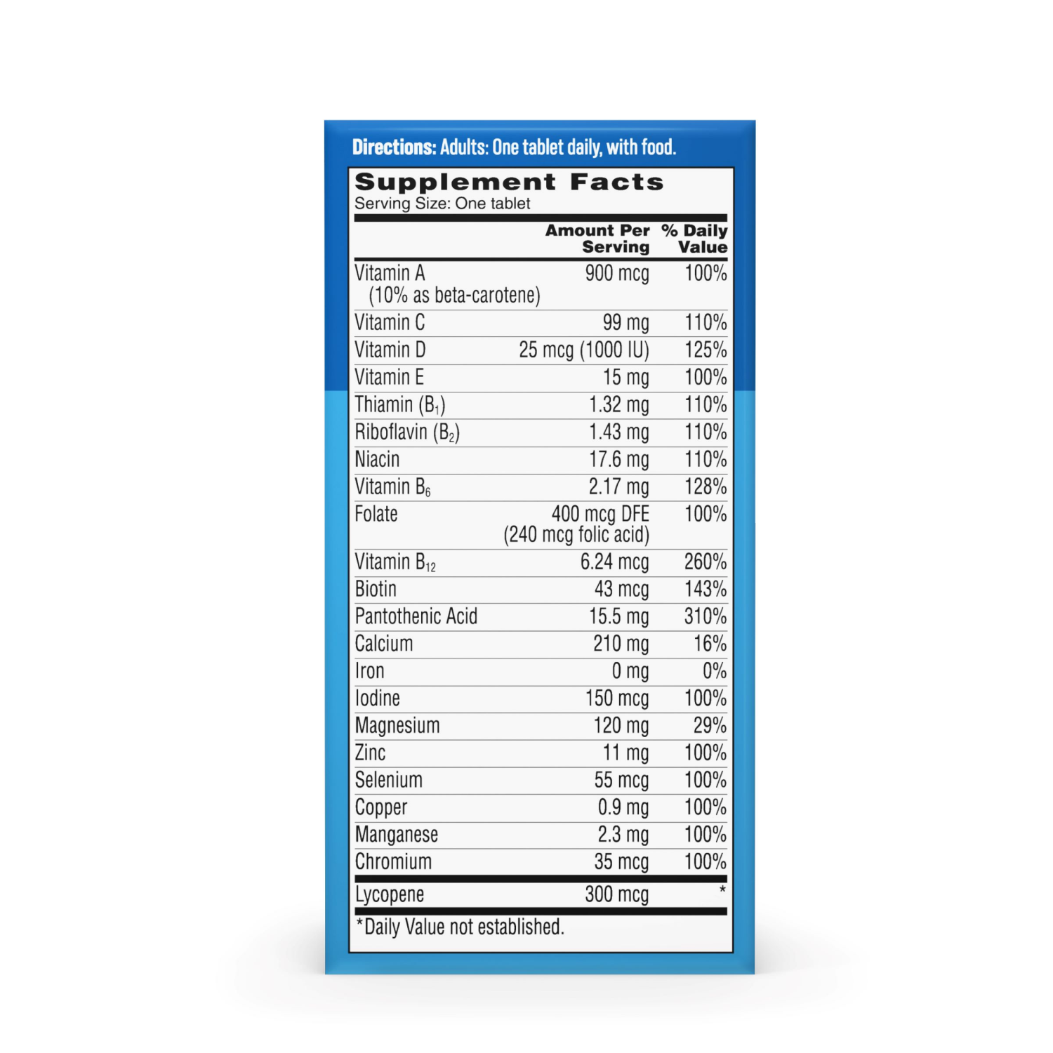 slide 4 of 5, One A Day Men's Multivitamin, 60 Count, 60 ct
