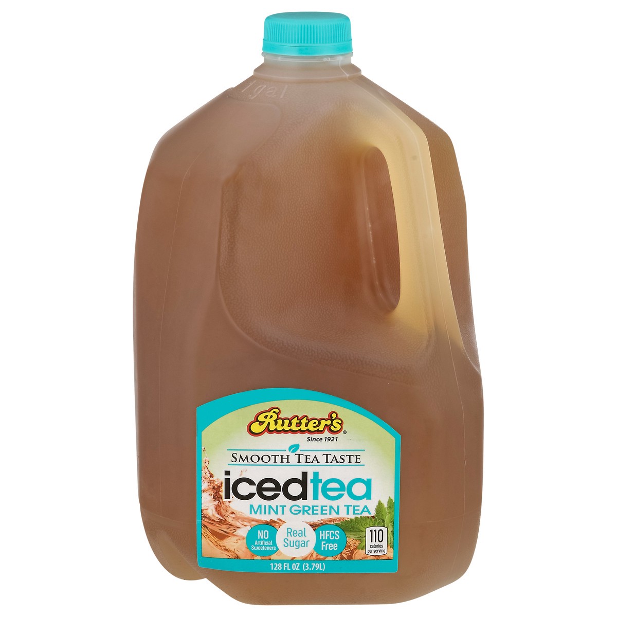 Refrigerated Tea Rutter's Real Sugar Mint Green Tea Iced Tea Refrigerated | Shipt