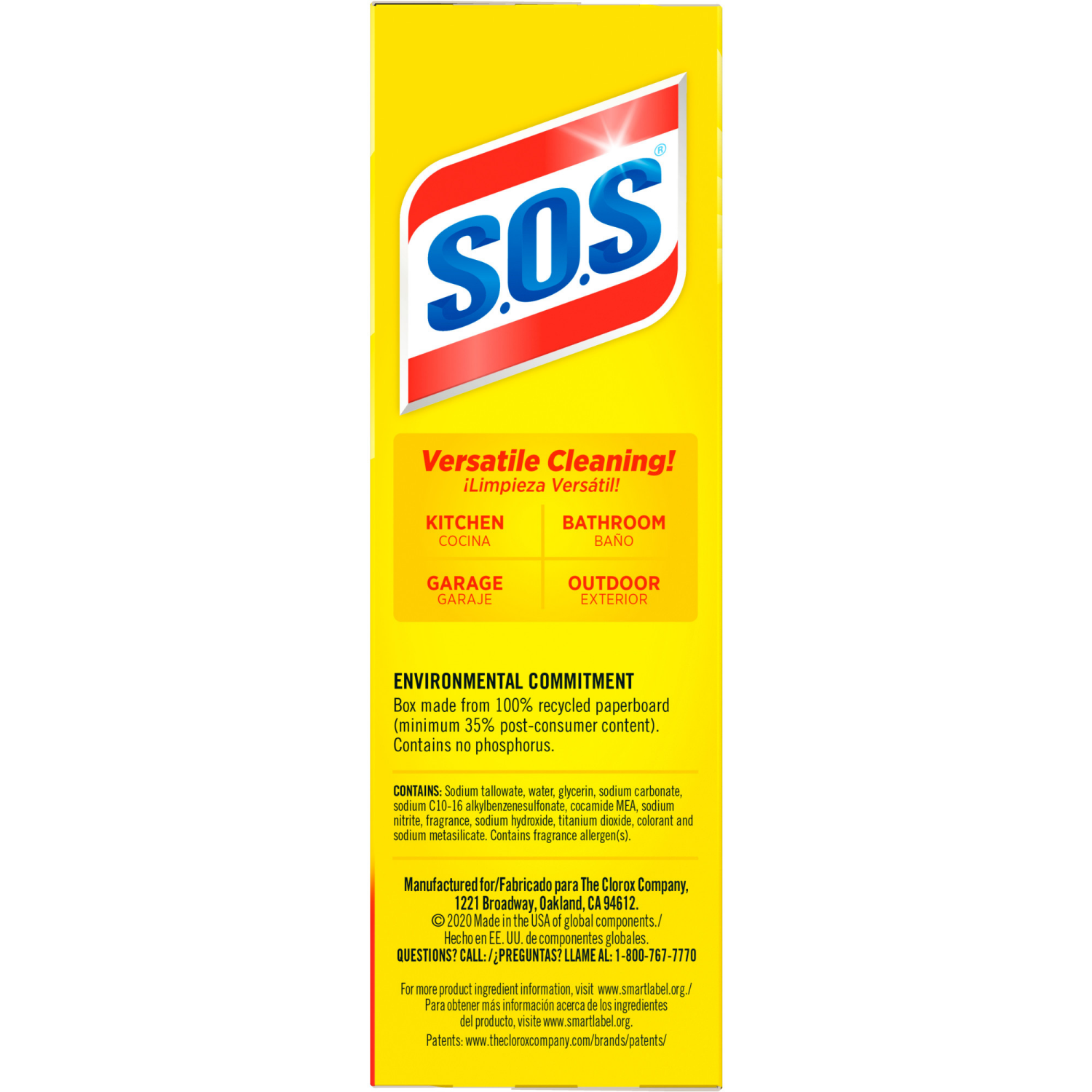 slide 3 of 8, S.O.S. Steel Wool Soap Pads 18Ct, 18 ct