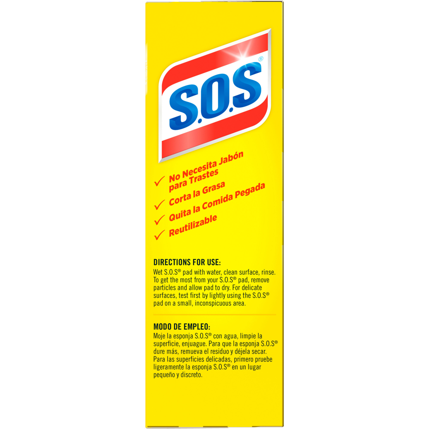 slide 5 of 8, S.O.S. Steel Wool Soap Pads 18Ct, 18 ct