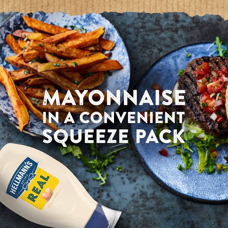 slide 4 of 7, Hellmann's Real Mayonnaise Squeeze - 20 fl oz, 20 fl oz