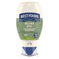 Best Foods Mayonnaise Dressing with Olive Oil Squeeze - 20 fl oz