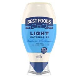 Best Foods Light Mayonnaise Squeeze - 20oz