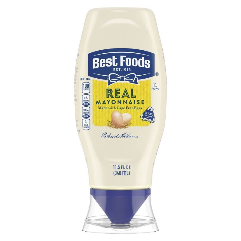 slide 1 of 5, Best Foods Real Mayonnaise Squeeze - 11.5oz, 11.5 oz