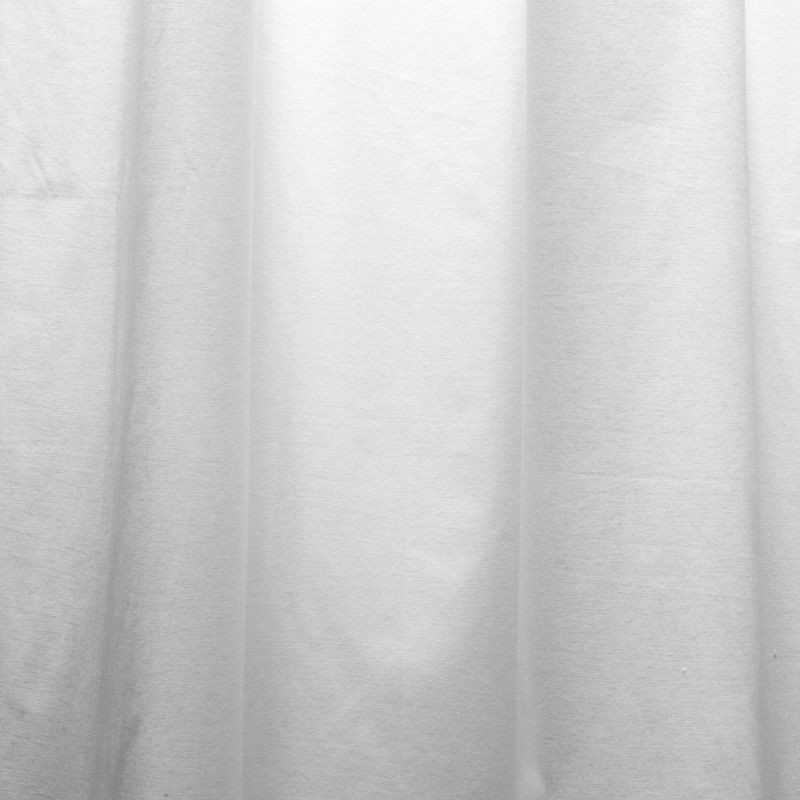 slide 4 of 4, 54"x84" Light Filtering Farrah Window Curtain Panel White - Threshold™: Cotton & Recycled Polyester, Rod Pocket, 1 ct